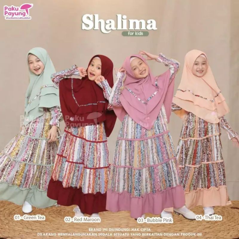 Gamis Shalima Paku Payung