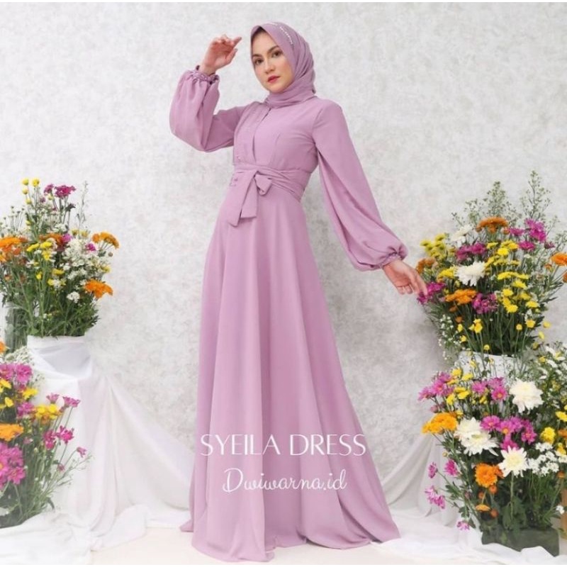 SYILA DRESS // GAUN PESTA MUSLIMAH - GAUN MUSLIMAH BUSUI - GAUN WISUDA - GAUN LAMARAN - GAUN KONDANGAN - GAUN AKAD - GAUN PESTA BUSUI - GAUN PESTA BUMIL - GAUN MUSLIMAH BUMIL - GAUN TERLARIS - GAUN TERBARU - GAUN WUDHU FRENDLY GAUN BUSUI