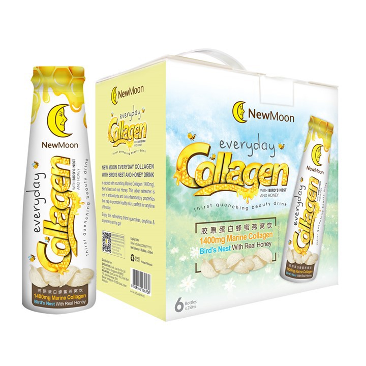 

New Moon Minuman Kolagen dengan Sarang Burung dan Madu