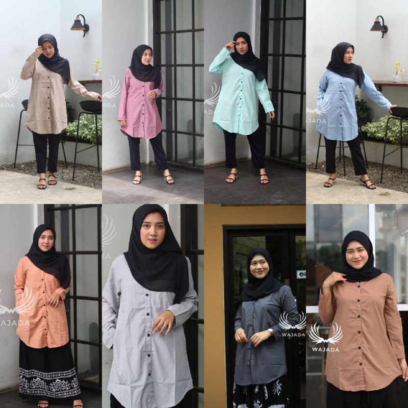(TERLARIS)TUNIK SANTRI/ATASAN WANITA/BAJU SANTRIWATI/ATASAN WANITA