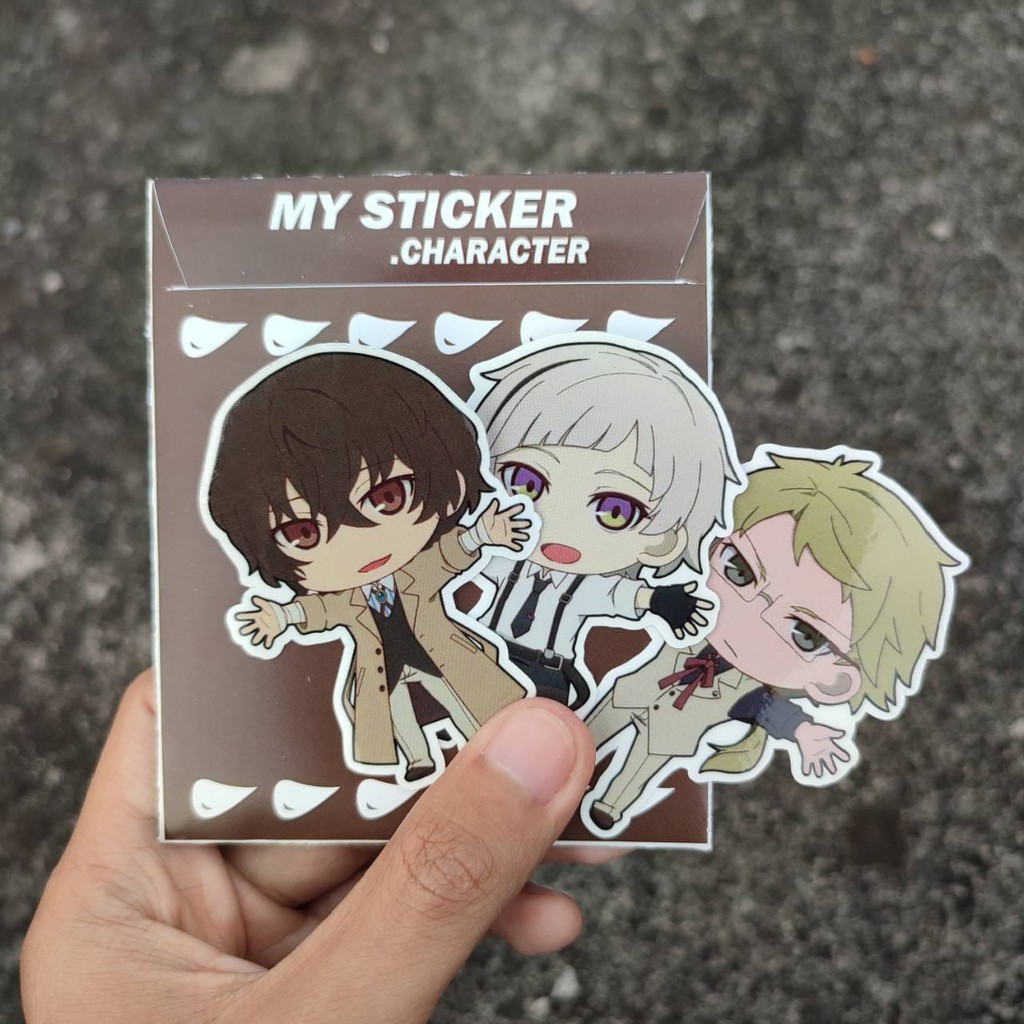 Koleksi Stiker Anime terlengkap - Sticker Bungou STray Dogs Kode 1