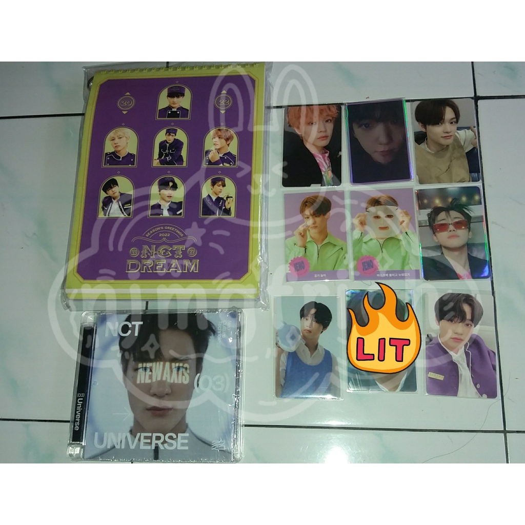 jaemin agent,chenle bene 11st,desk calender nct dream, chenle agent, baekhyun bambi, chenle reso pt 