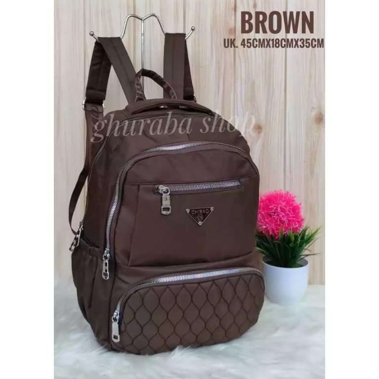 RANSEL WANITA IMPORT CHIBAO UKURAN JUMBO 233# BISA MUAT LAPTOP 15 INCH