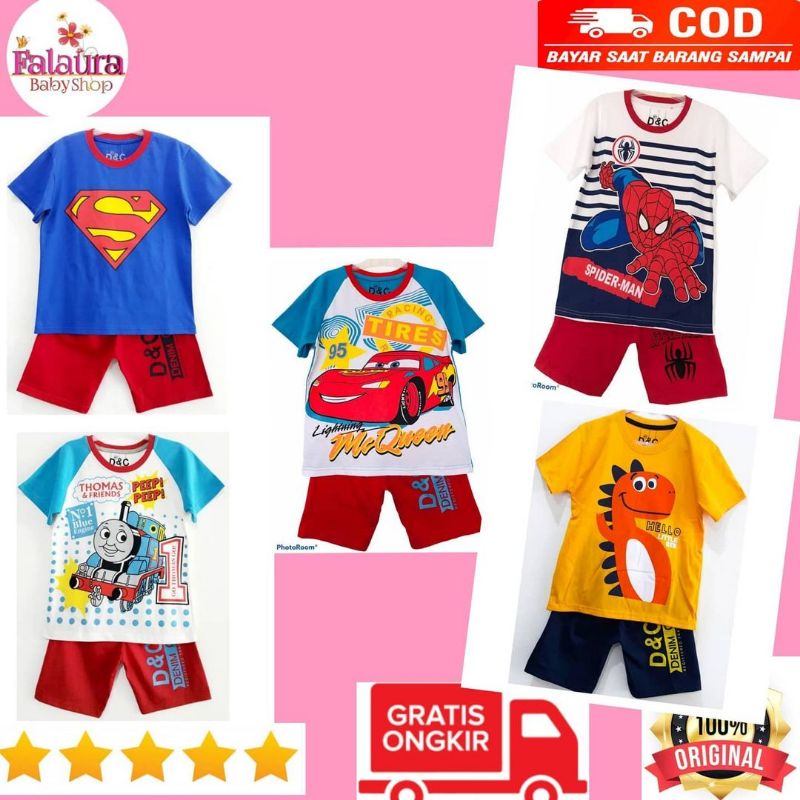 Setelan Anak Karakter Setelan Baju Karakter D&C