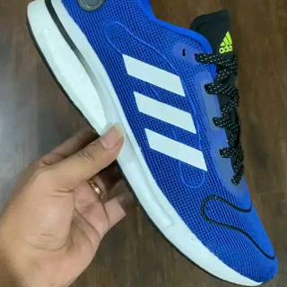  ADIDAS  SUPERNOVA BOOST BLUE STRIPE WHITE ORIGINAL SEPATU  