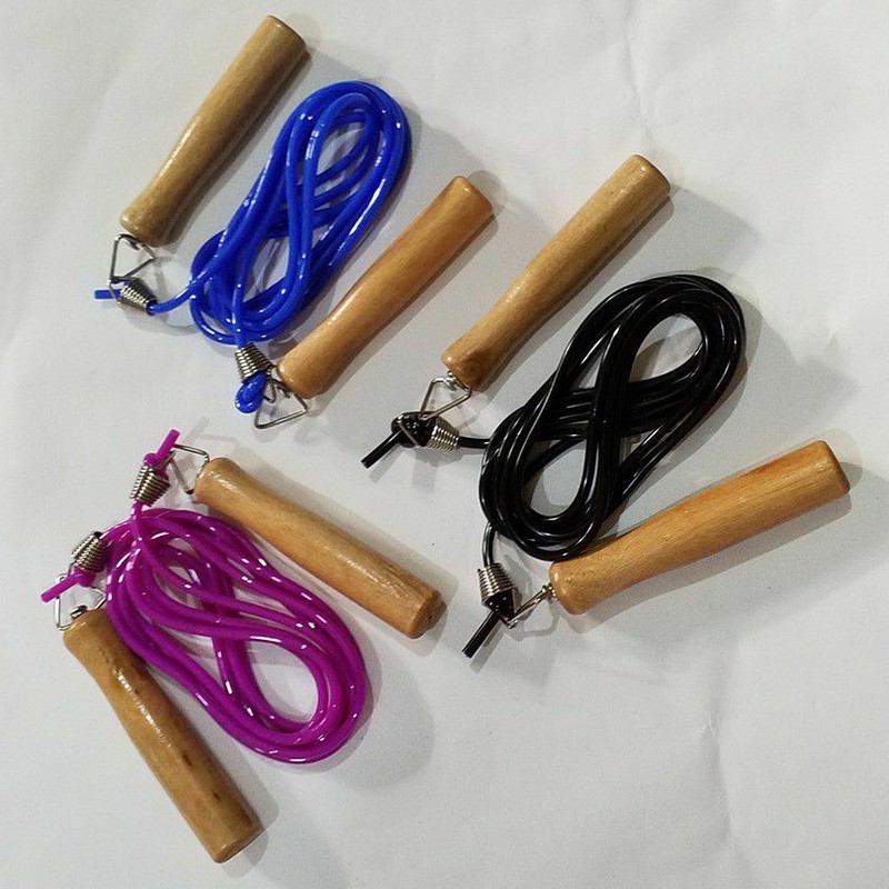 Tali skipping KAYU Lompat kayu jump rope