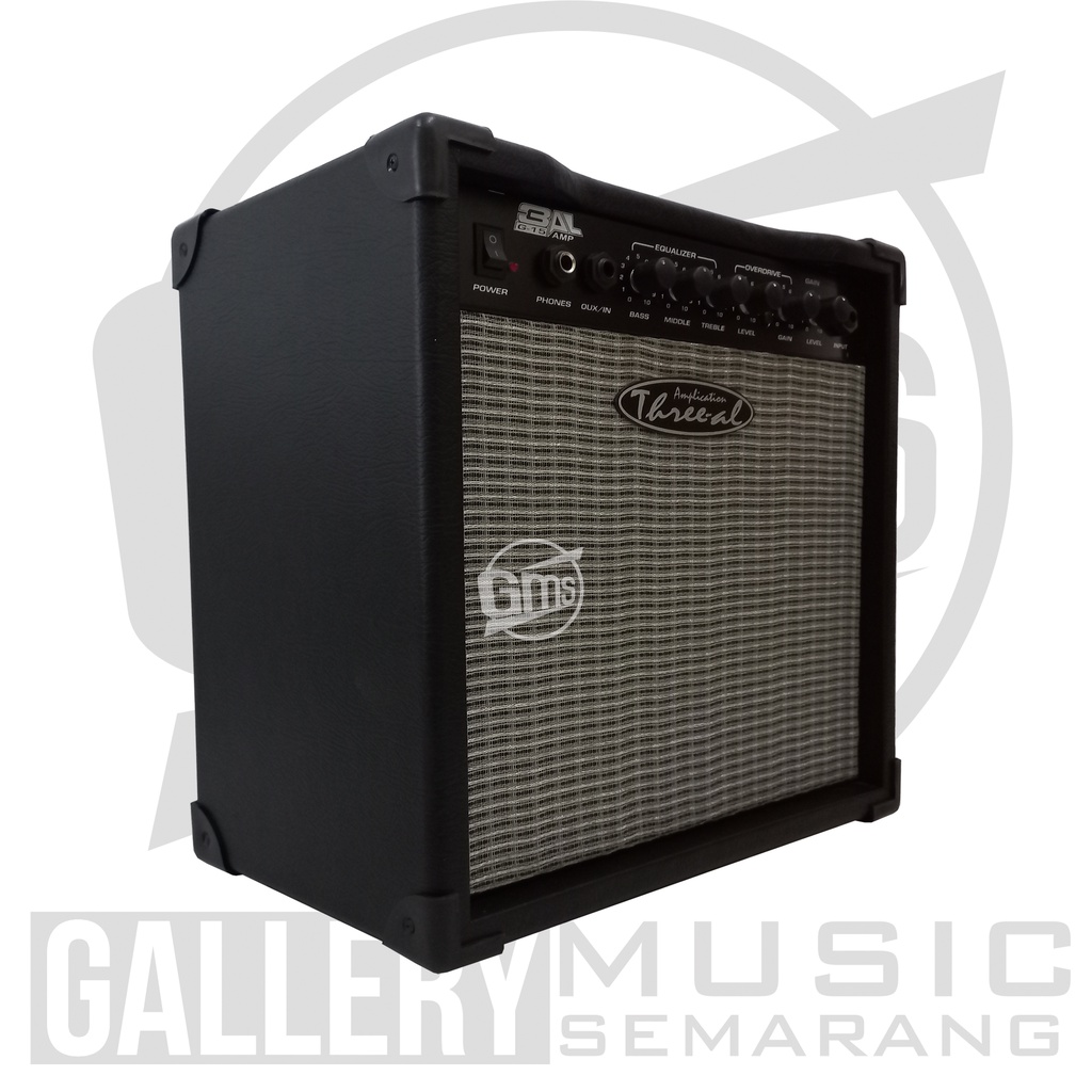 Amplifier Gitar Ampli Gitar dan Bass Merk Three Al 8&quot; inch Amply Gitar