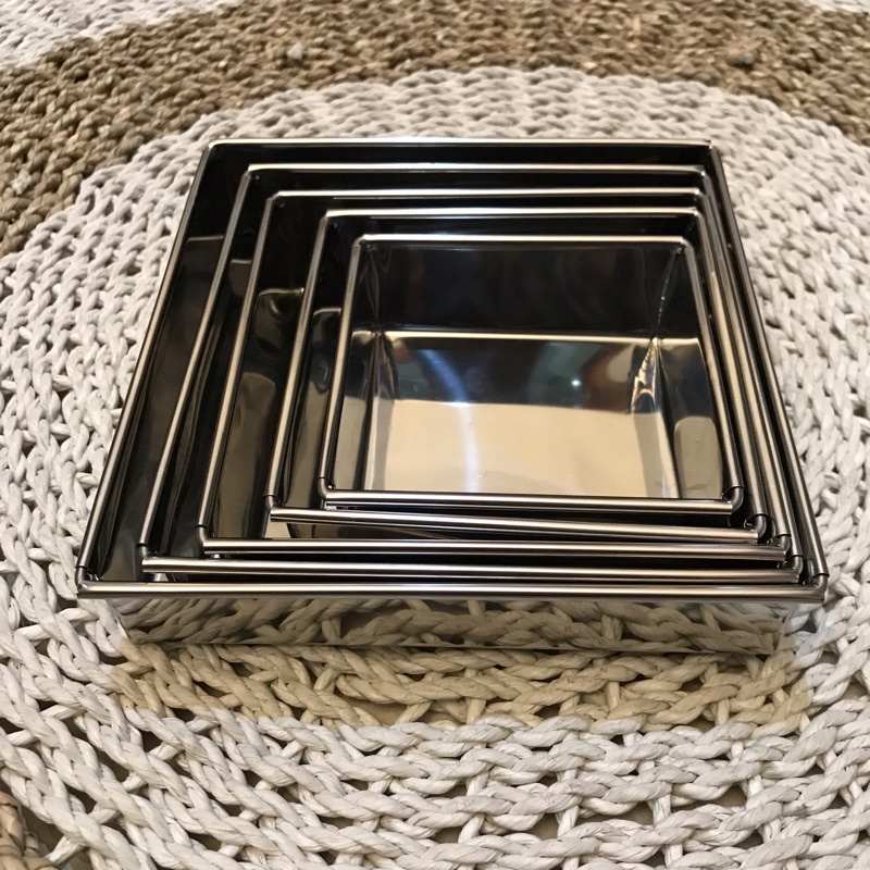 LOYANG KOTAK MINI STAINLESS STEEL