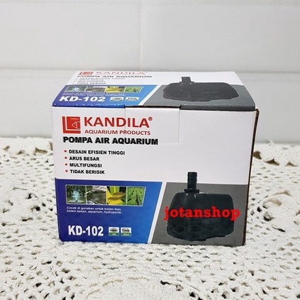 KANDILA KD102 KD 102 FILTER POMPA AIR CELUP KOLAM IKAN AQUARIUM HIDROPONIK