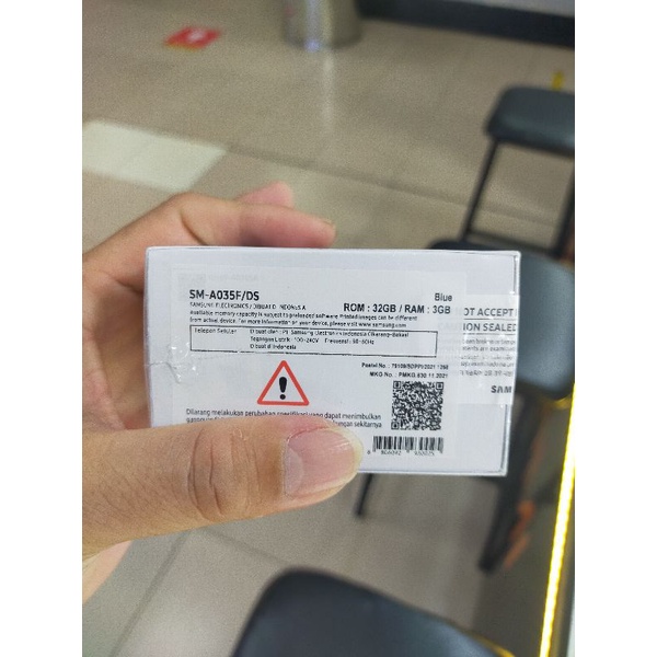 New Handphone Android Samsung galaxy A03.Room.3/32gb(baru) Resmi 100%