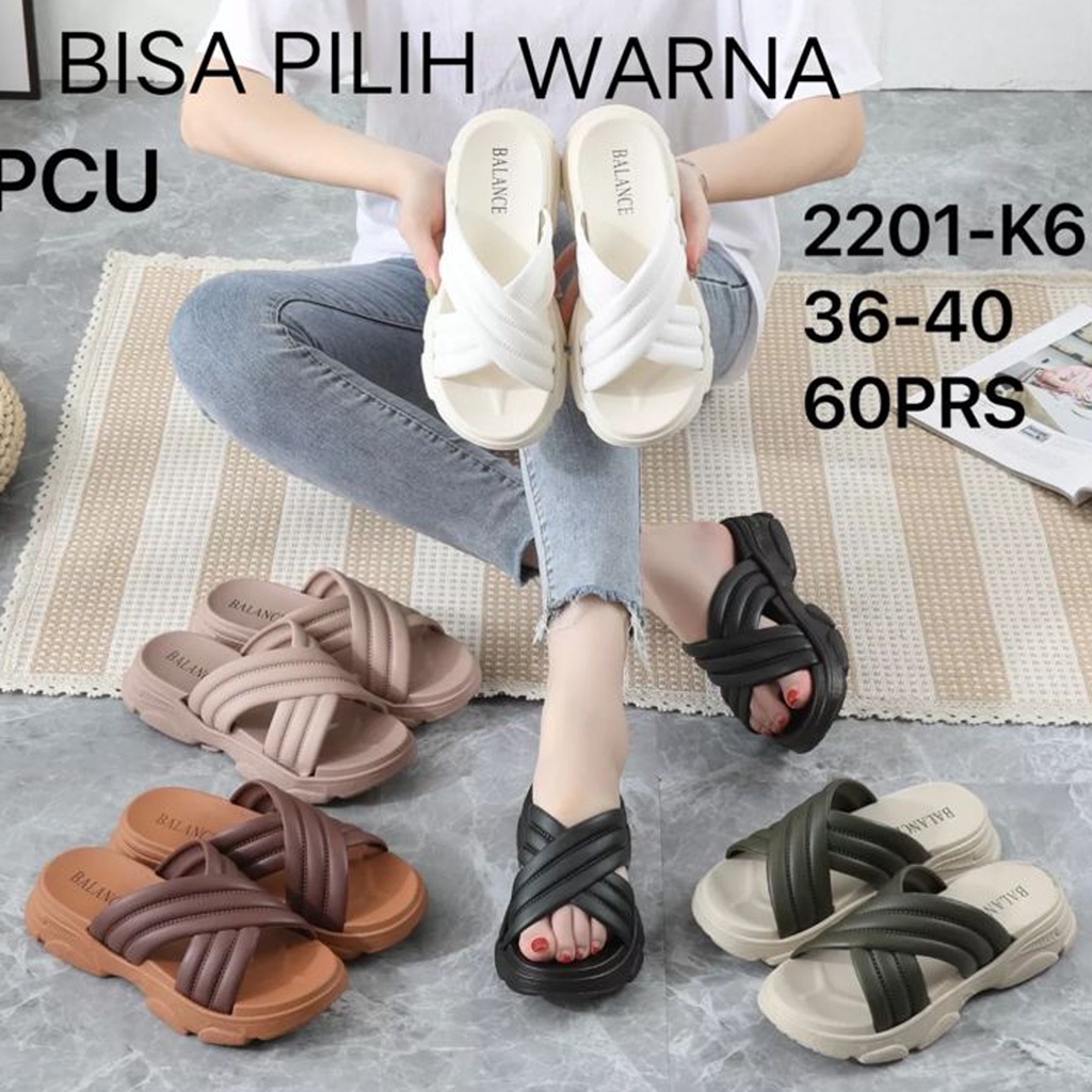 SANDAL WANITA JELLY FULL WEDGES DEWASA PEREMPUAN IMPOR TERMURAH KEKINIAN VIRAL 2022