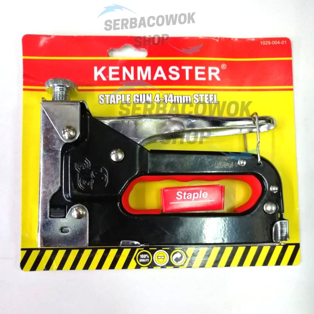 Kenmaster Gun Tacker Stapler Mesin Staples Jok Heavy Duty 4 - 14 MM Serbaguna Termurah Berkualitas