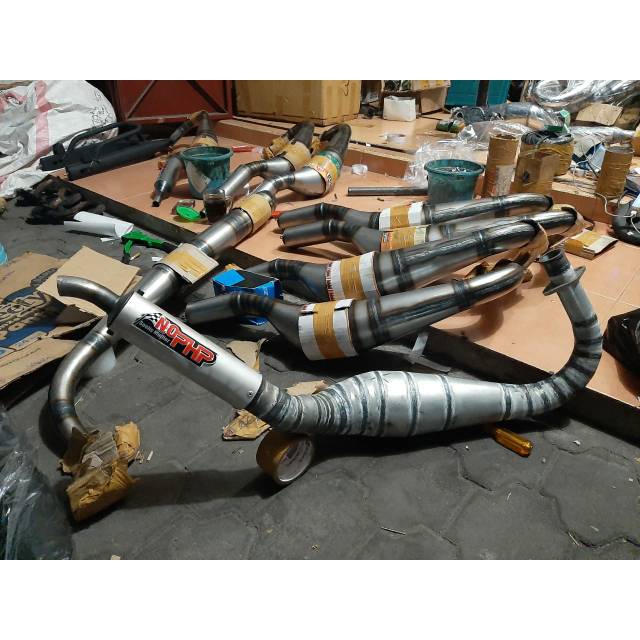 Kolong Kobra RX king Galvanis Knalpot Racing 3v3 Berkualitas No PHP MUFFLER