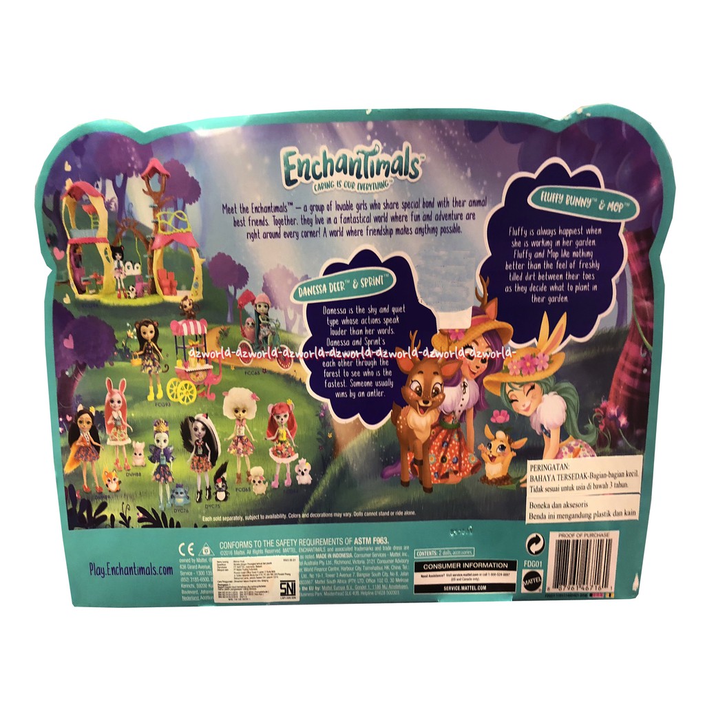 Enchantimals Garden Magic Doll Play Set Mainan Boneka Bertema Berkebun