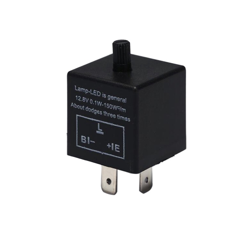 (LUCKID) Cf14 Relay Flasher Lampu Sein LED 3-Pin 12V Untuk Mobil