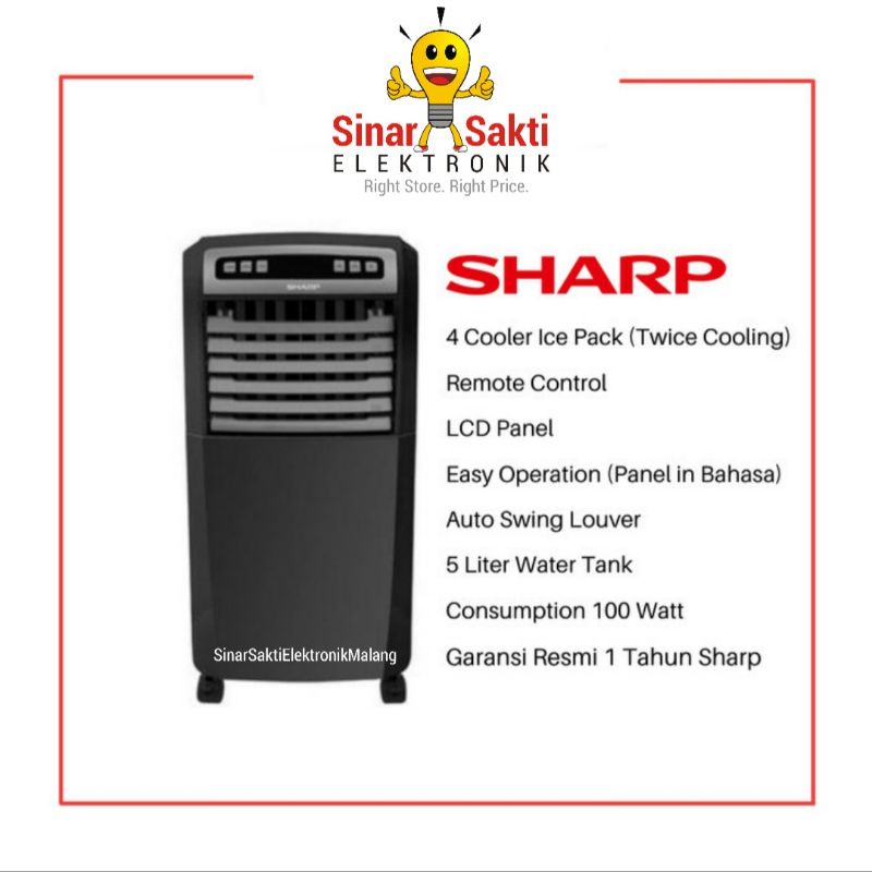 Air Cooler Sharp PJ A55 TY PJ-A55TYAC Portable PJ A 55 / Penyejuk Ruangan