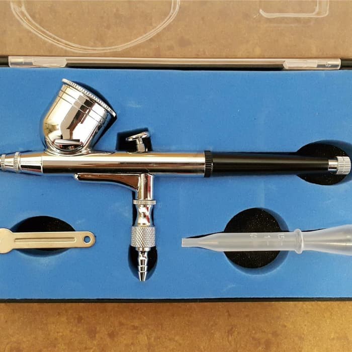 

Air Brush Kit Pen Brush Spray Gun Lukis Merk H&L