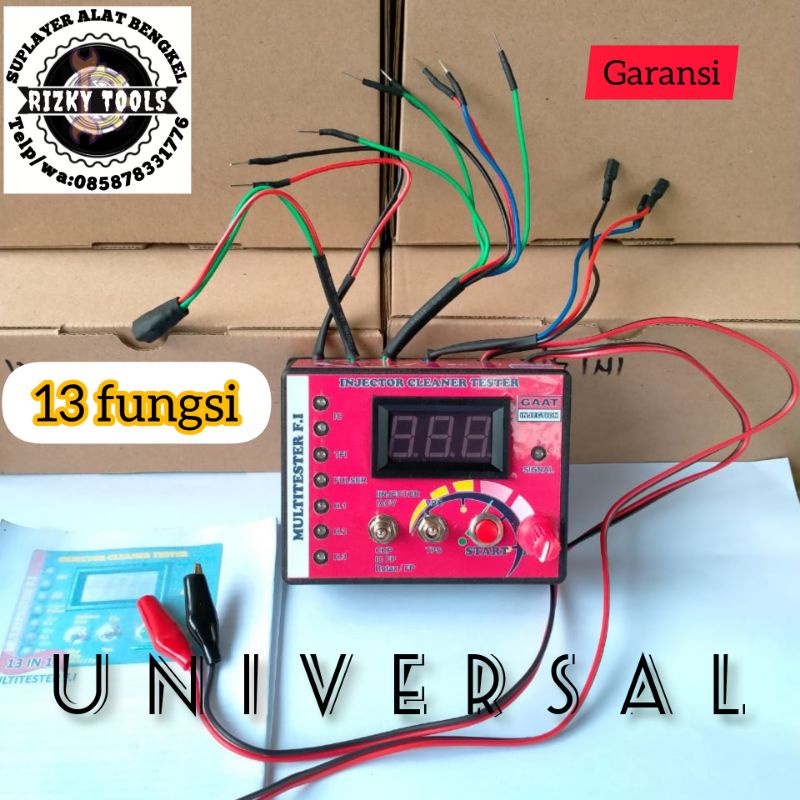 multitester injeksi 5 fungsi tester injeksi tester injektor alat cek kelistrikan motor injeksi