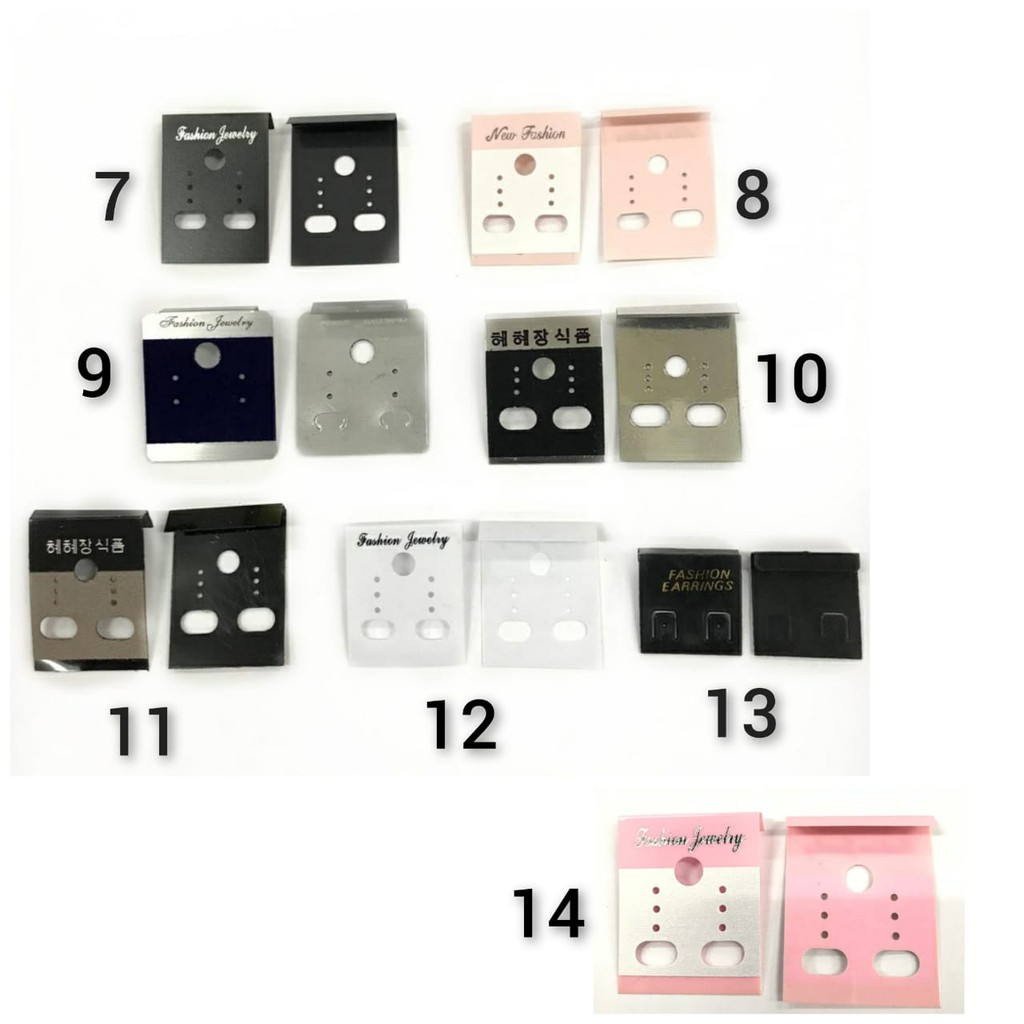 1 BUAH - BAHAN PANTAT ANTING | KERTAS |DUDUKAN | TAG ANTING