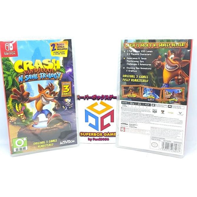 crash bandicoot warped switch