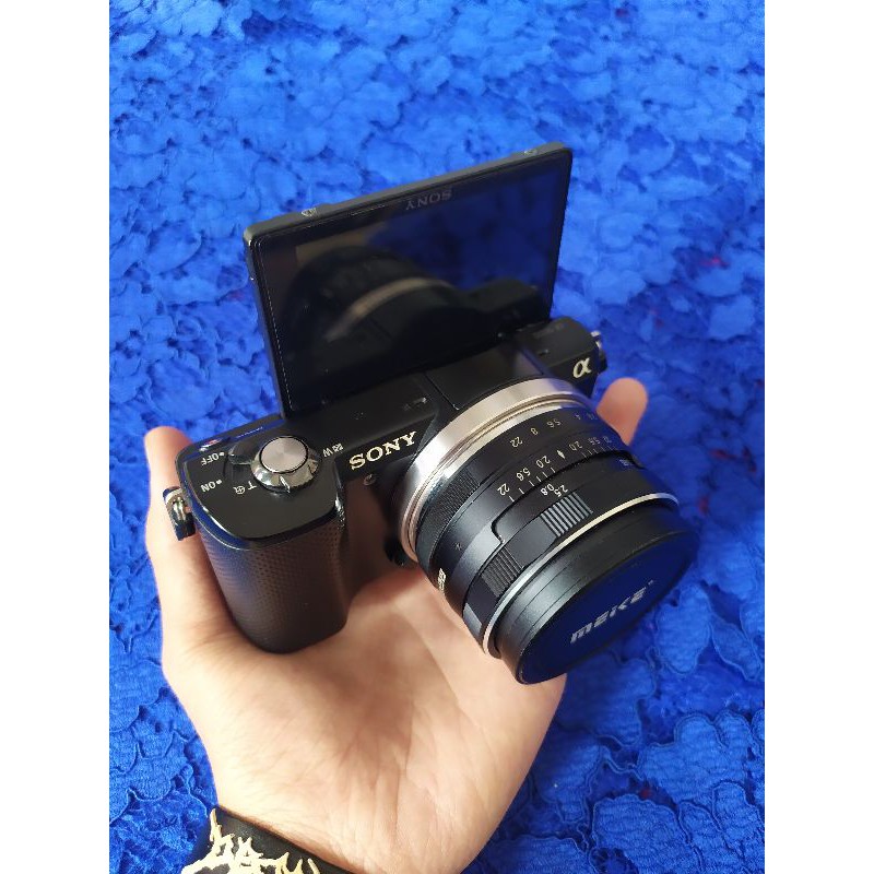 SONY A5000 Lensa Fix 35mm Kamera Mirrorless