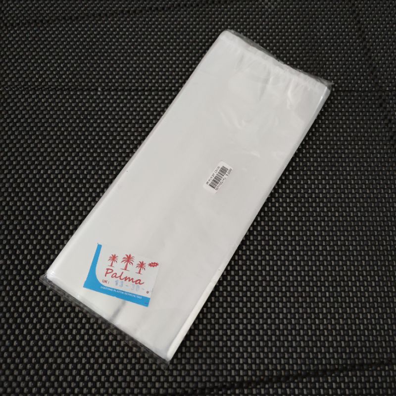 plastik pp PALMA 13x30 pp bening 13 x 30 cm