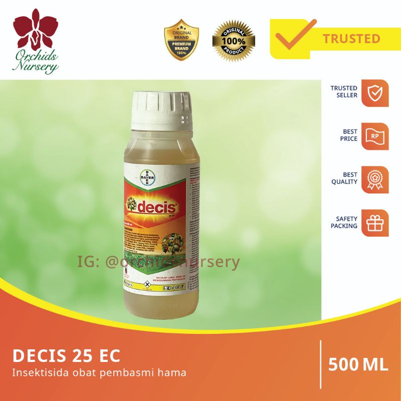 Insektisida DECIS , Pembasmi hama, Ulat Kutu Putih ( ASLI ) - 500 ML