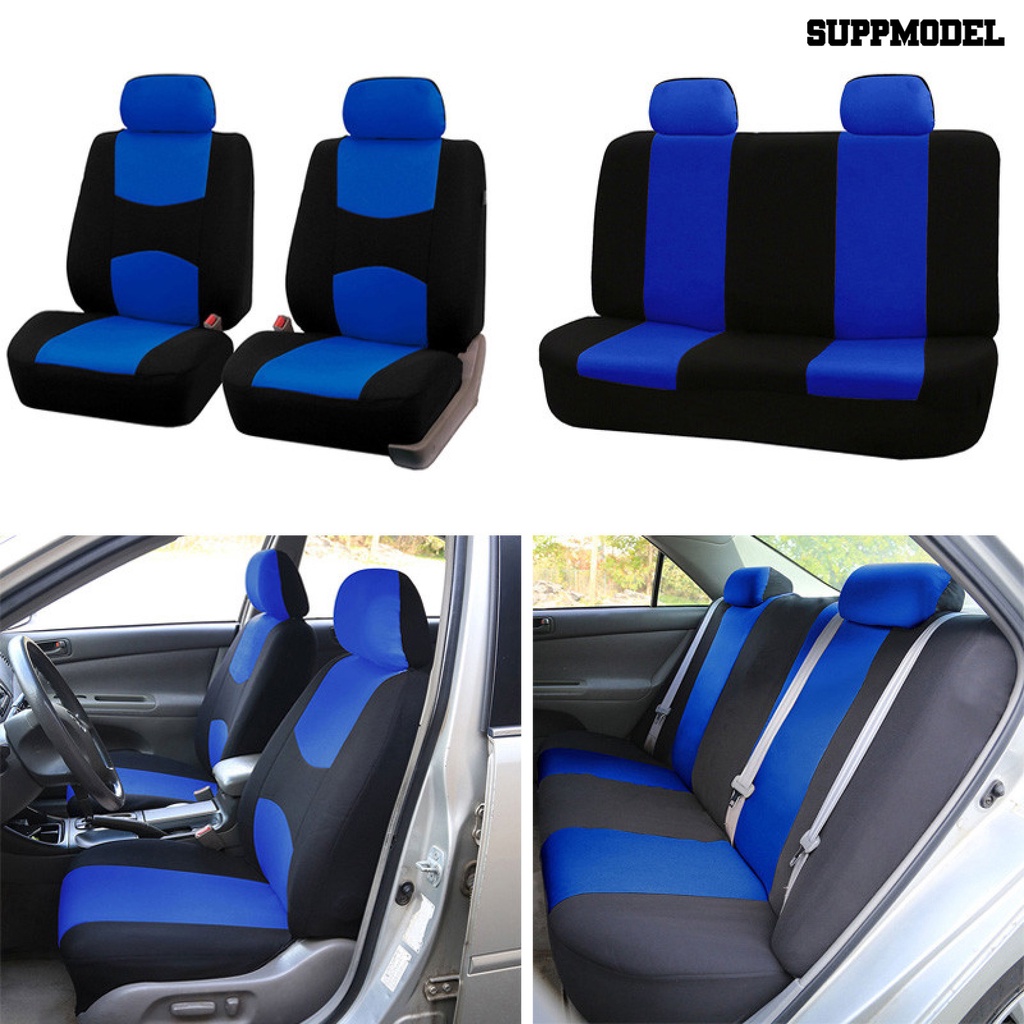 Suppmodel 9Pcs / Set Bantalan Pelindung Rem Bahan Kain Lembut Elastis Untuk Jok Mobil SUV