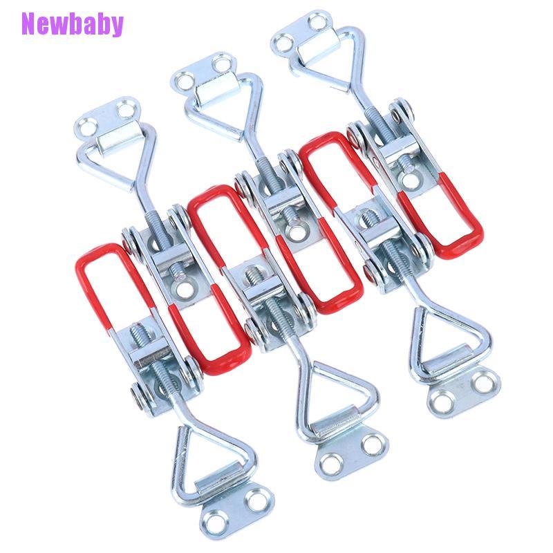 2 / 4pcs Toggle Clamp Bahan Baja Dapat Disesuaikan