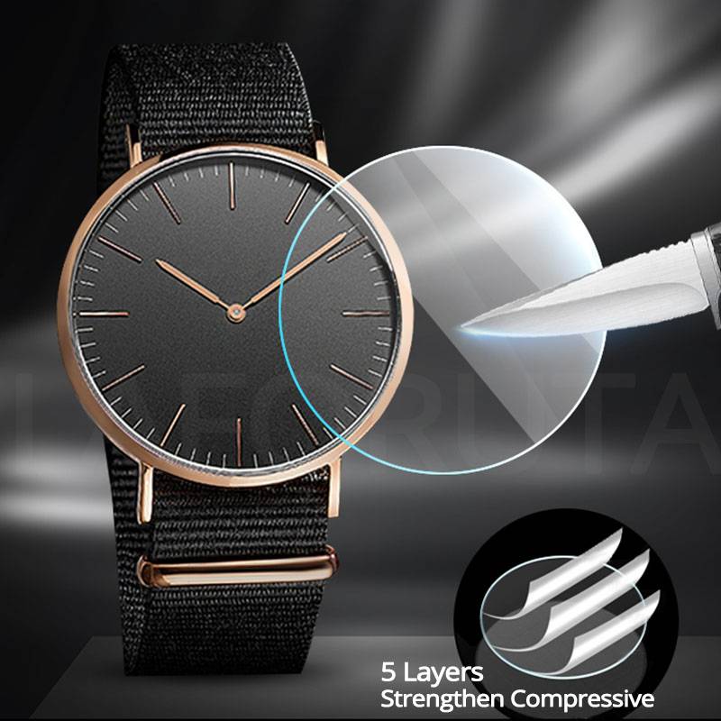 For Daniel Wellington DW Watch Tempered Glass Screen Protector Cover Diameter 32mm 34mm 36mm 40mm Watch Protective Film Clear