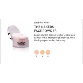 Jual Ultima Ii The Nakeds Face Powder Shopee Indonesia