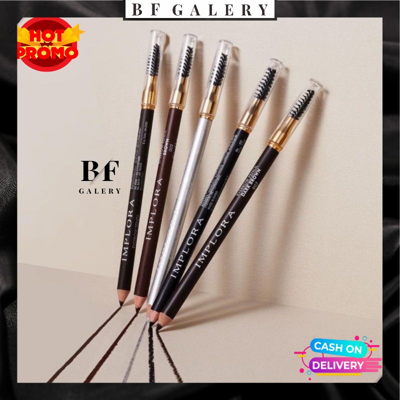 BFM012 Implora Eye Pencil / Pensil Alis Implora / Eyebrow Pencil 2.5g Ada Rautan