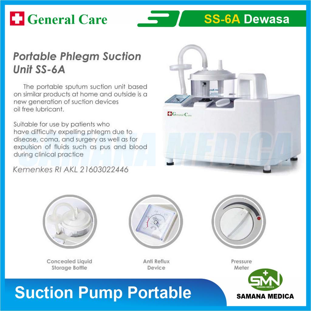 Suction Pump Portable SS-6A Dewasa General Care - Alat Sedot Dahak SS 6A Dewasa