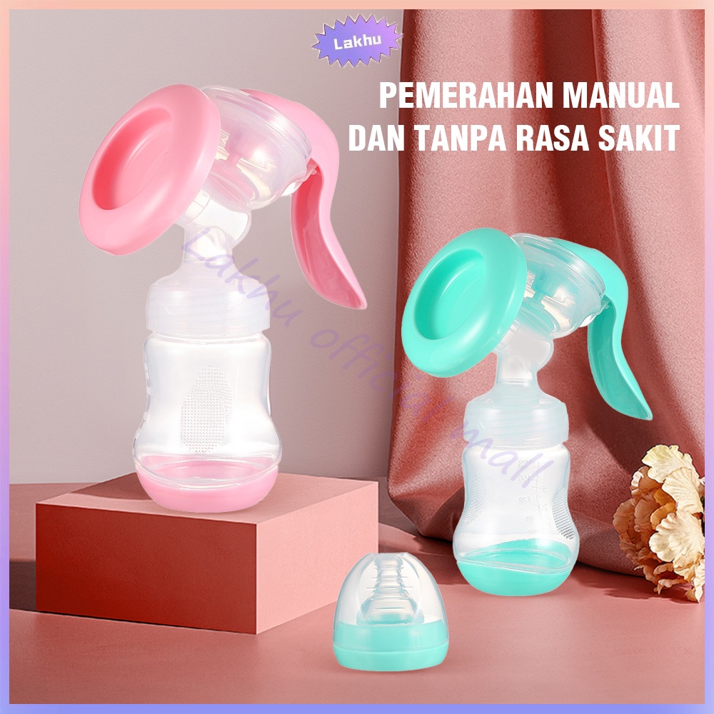 Lakhu breast pump pumping asi manual/alat pompa asi manual