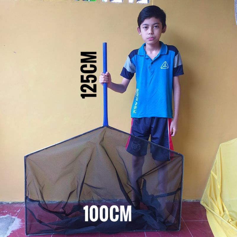 Serokan  ikan besar jumbo 80cm-100cm koi lele gurame nila mujaer jaring halus dan jaring tebal