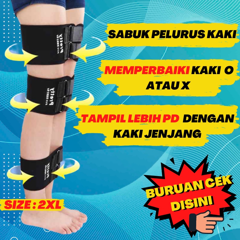 2XL Terapi Kaki X O Sabuk Jorzilano Sabuk Terapi Kaki