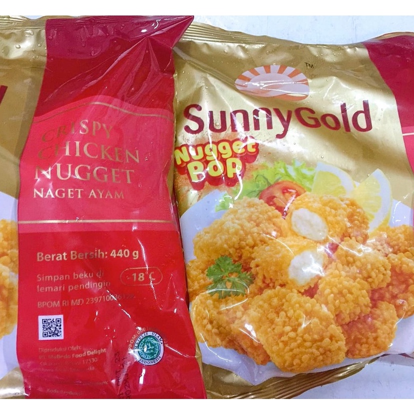 Sunny Gold Crispy Chicken Nugget Pop Naget Ayam