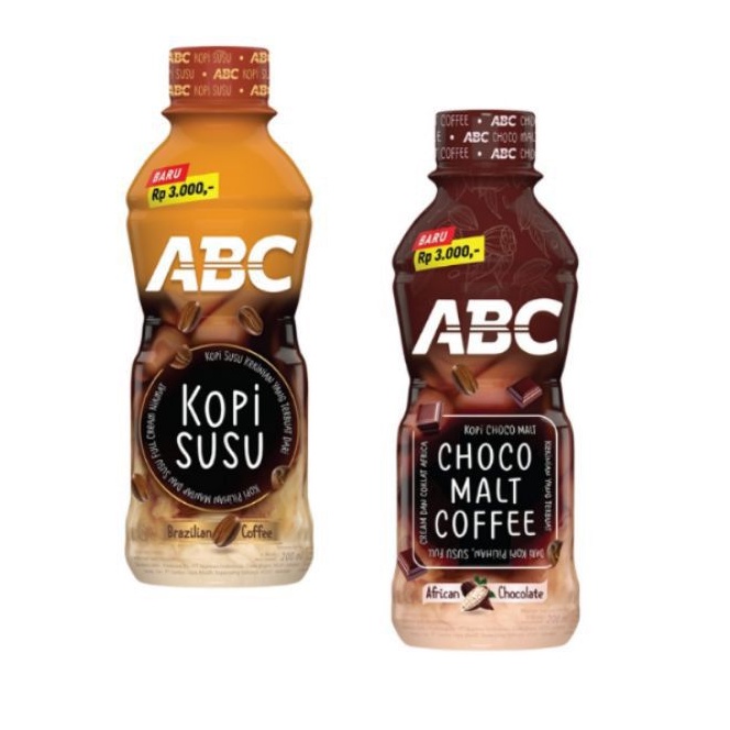 

ABC Minuman kopi susu Chocomalt Coffee siap minum enak dan segar