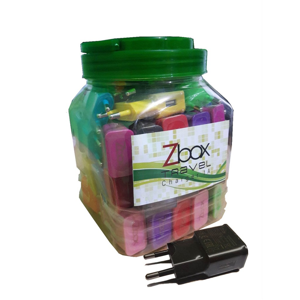 Grosir 40 Kepala Charger ZBox per Toples adaptor / dock