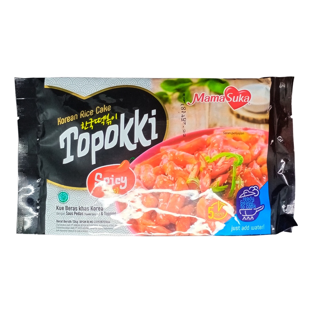 

Mamasuka Topokki Spicy [Hot] 134g