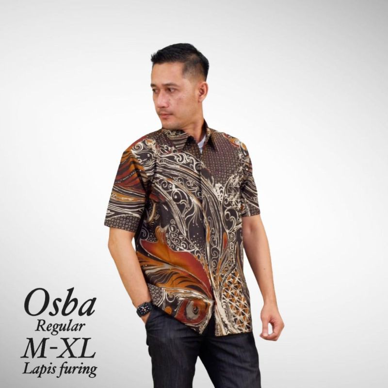 Kemeja Batik Solo Lengan Pendek