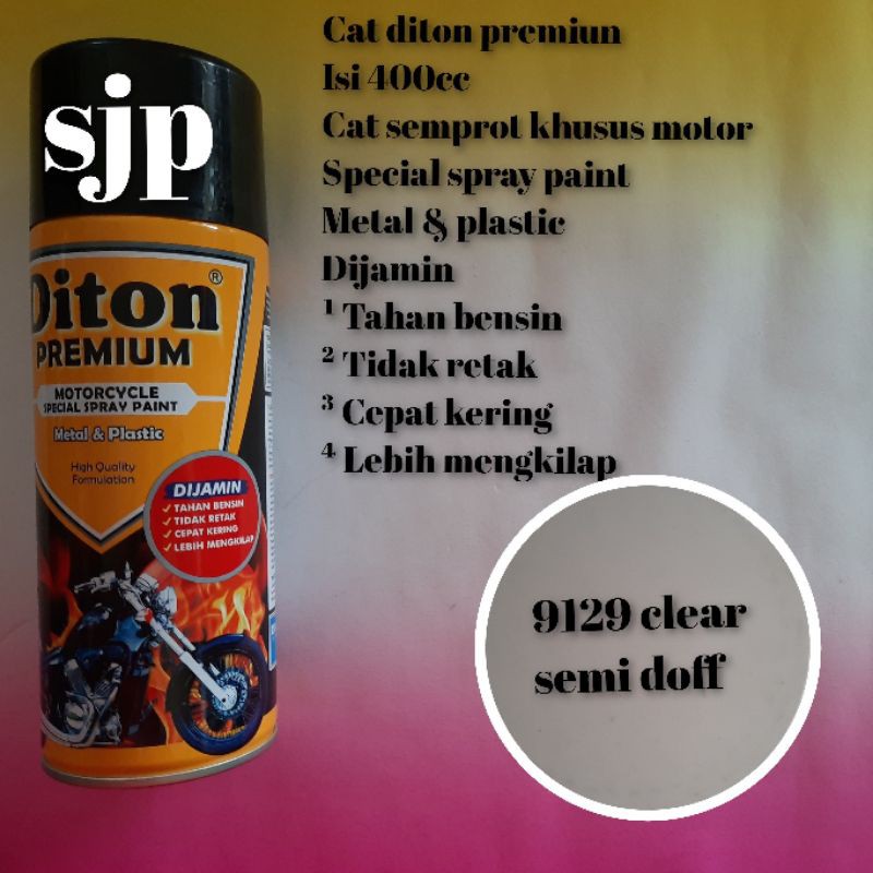 

Cat diton premium 9129 clear semi doff isi 400cc pilox pylok pyloc cat semprot