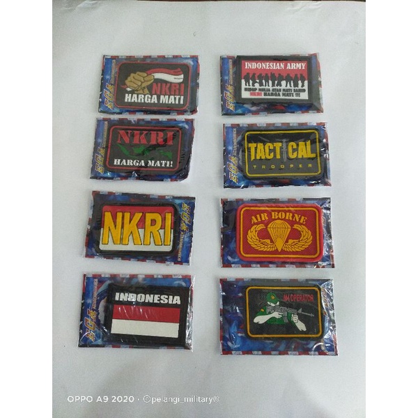 PATCH RUBBER LOGO NKRI