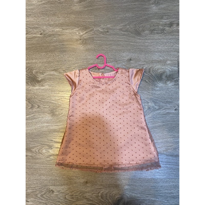 Dress Party / Pesta anak dusty pink