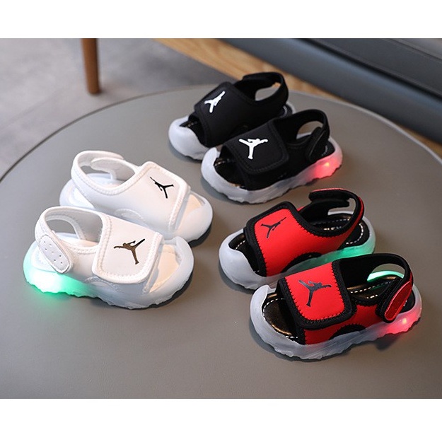 littlekiddoss SH21102 Sepatu sendal Fashion lampu led anak Sendal Anak Import Size 15-25