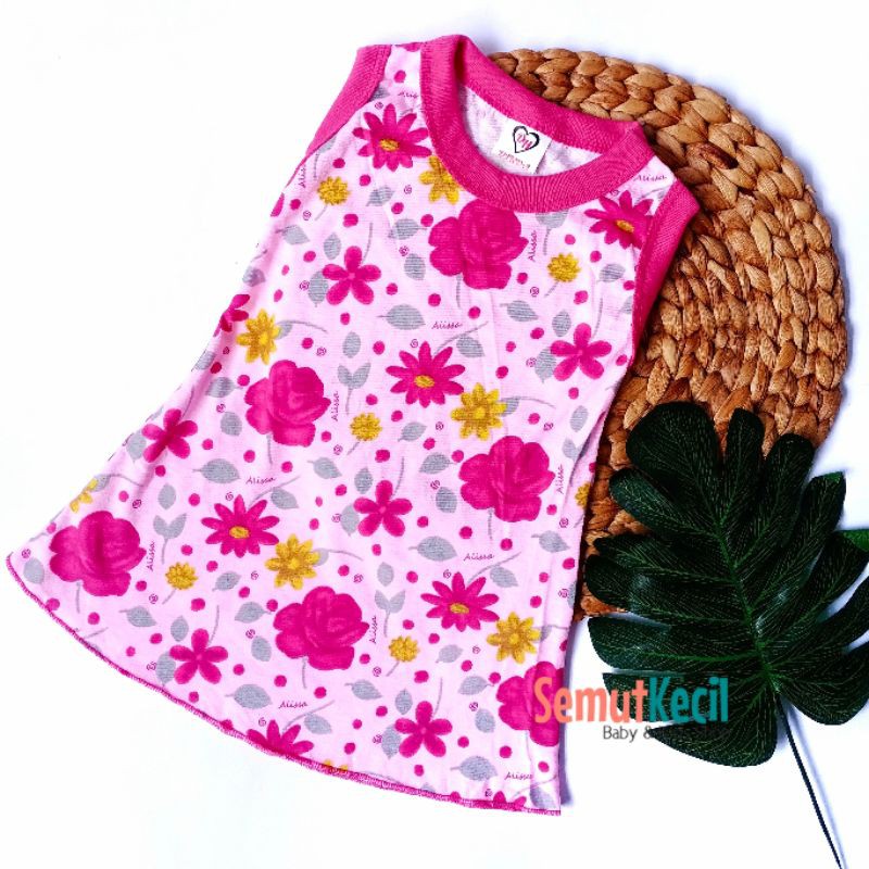 YUKI 9-18 BLN DASTER KAOS YUKENSI ANAK BAYI SIZE M Dress Dres Baju Bayi Perempuan Cewek-5