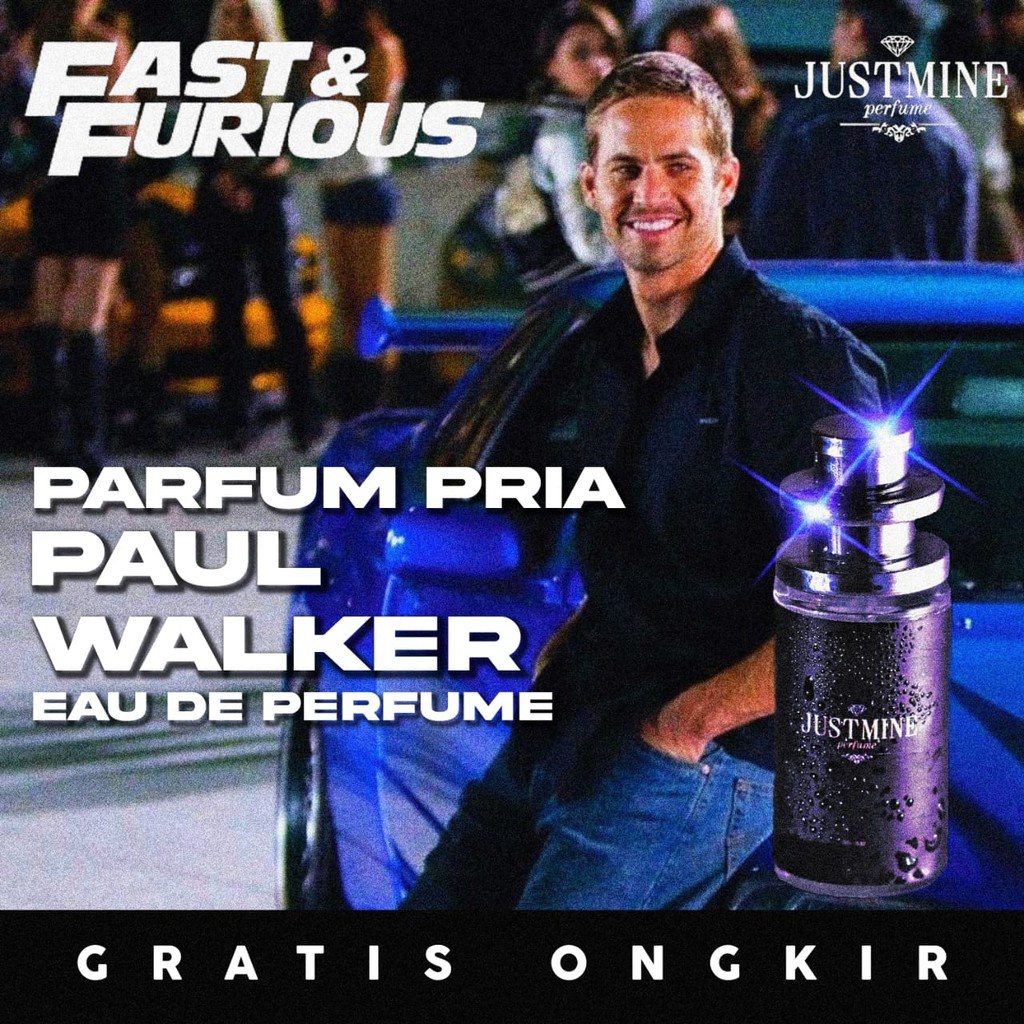 PARFUM PRIA PAUL WALKER DISUKAI WANITA TAHAN LAMA 24 JAM BERKUALITAS ORIGINAL MURAH