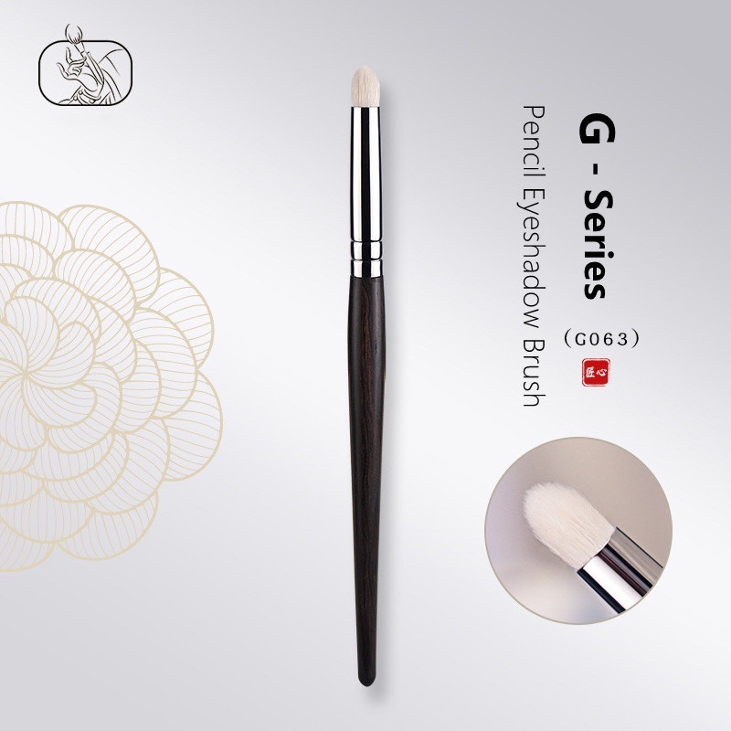 A348 Pencil Eyeshadow Makeup Brush- Soft Natural Bristle Eye Shading Blending Cosmetics Tool