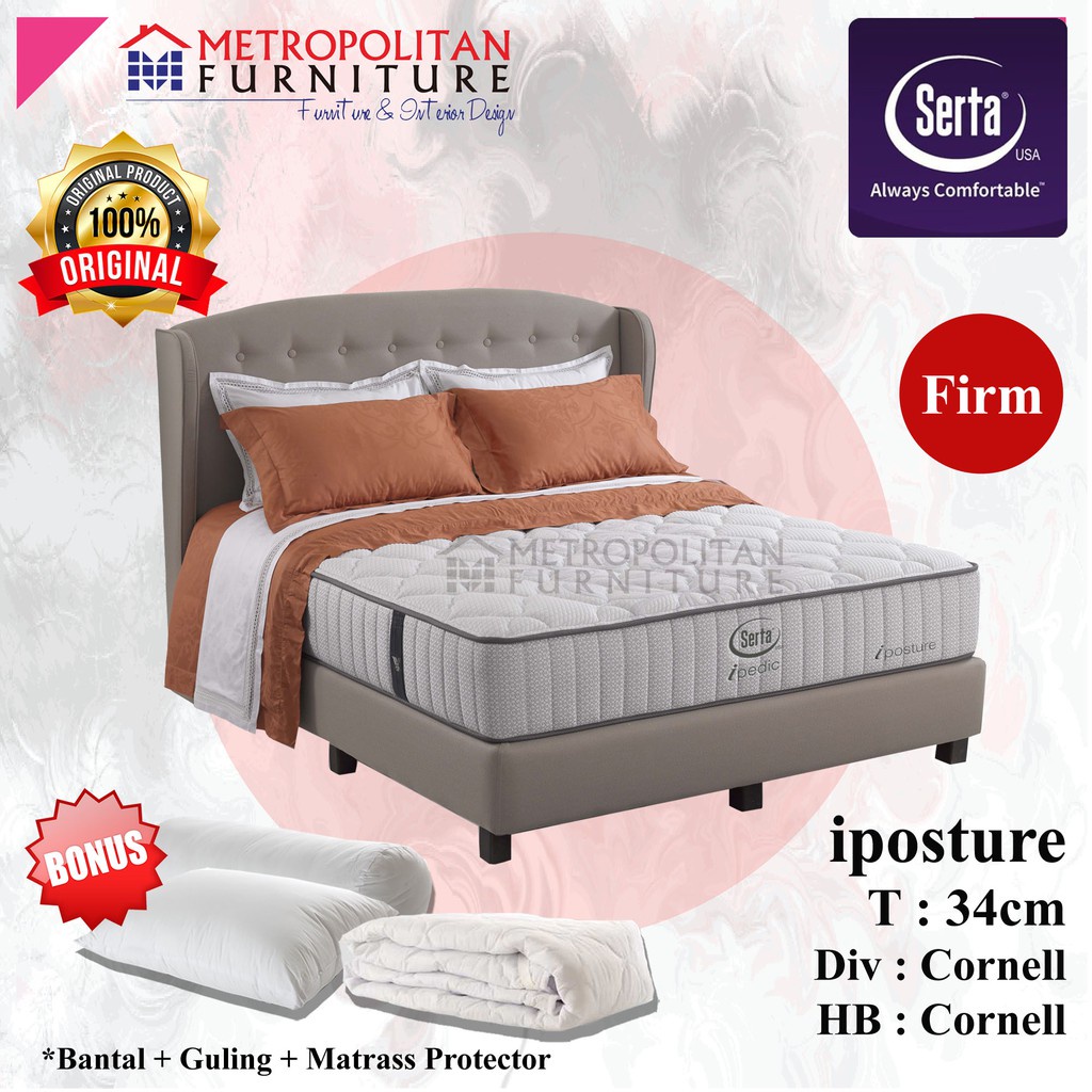 Springbed SERTA iPosture FULL SET Kasur Spring bed Matras