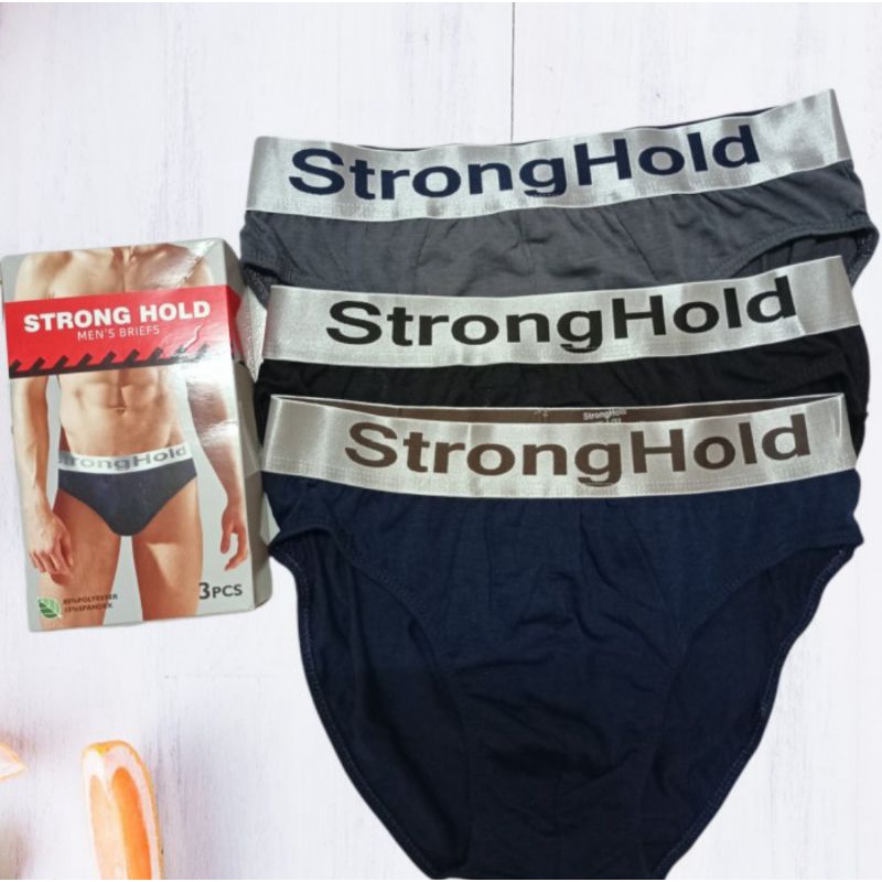 CELANA DALAM PRIA KARET BOXER MEREK STRONGHOLD ISI 3PCS